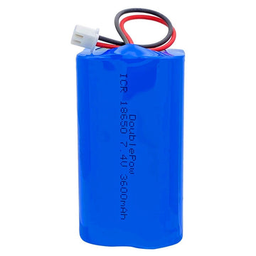 KEEPBATT 18650 Batteria Al Litio 7.4V 6000mA Per Altoparlante Luce LED